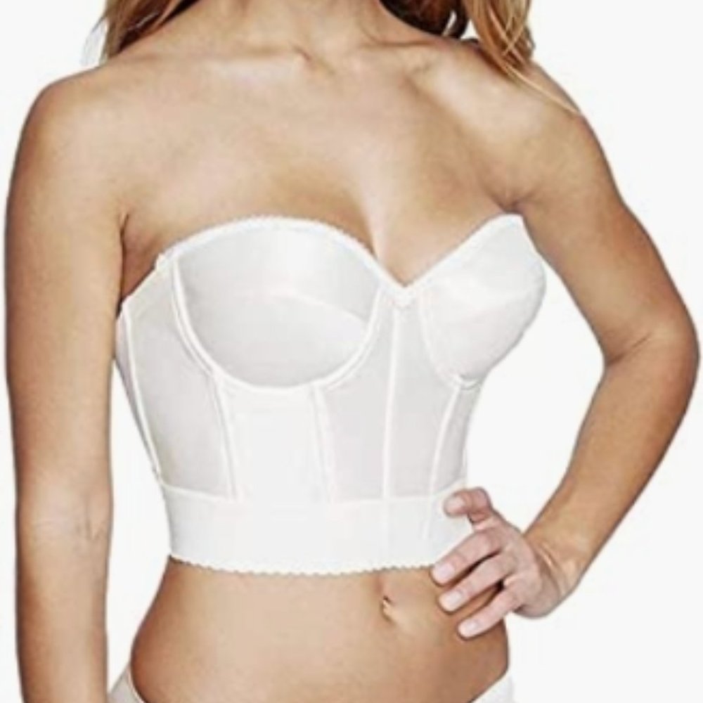 Dominique Women's Noemi Ivory Longline Strapless and Backless Bra